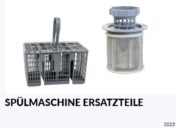Ersatzteile für Spülmaschinen